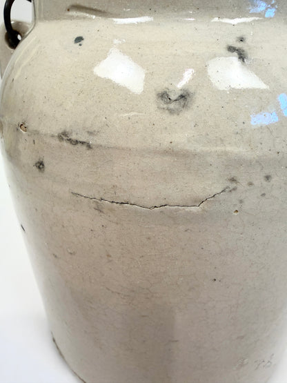 Vintage Stoneware Crock with Handle