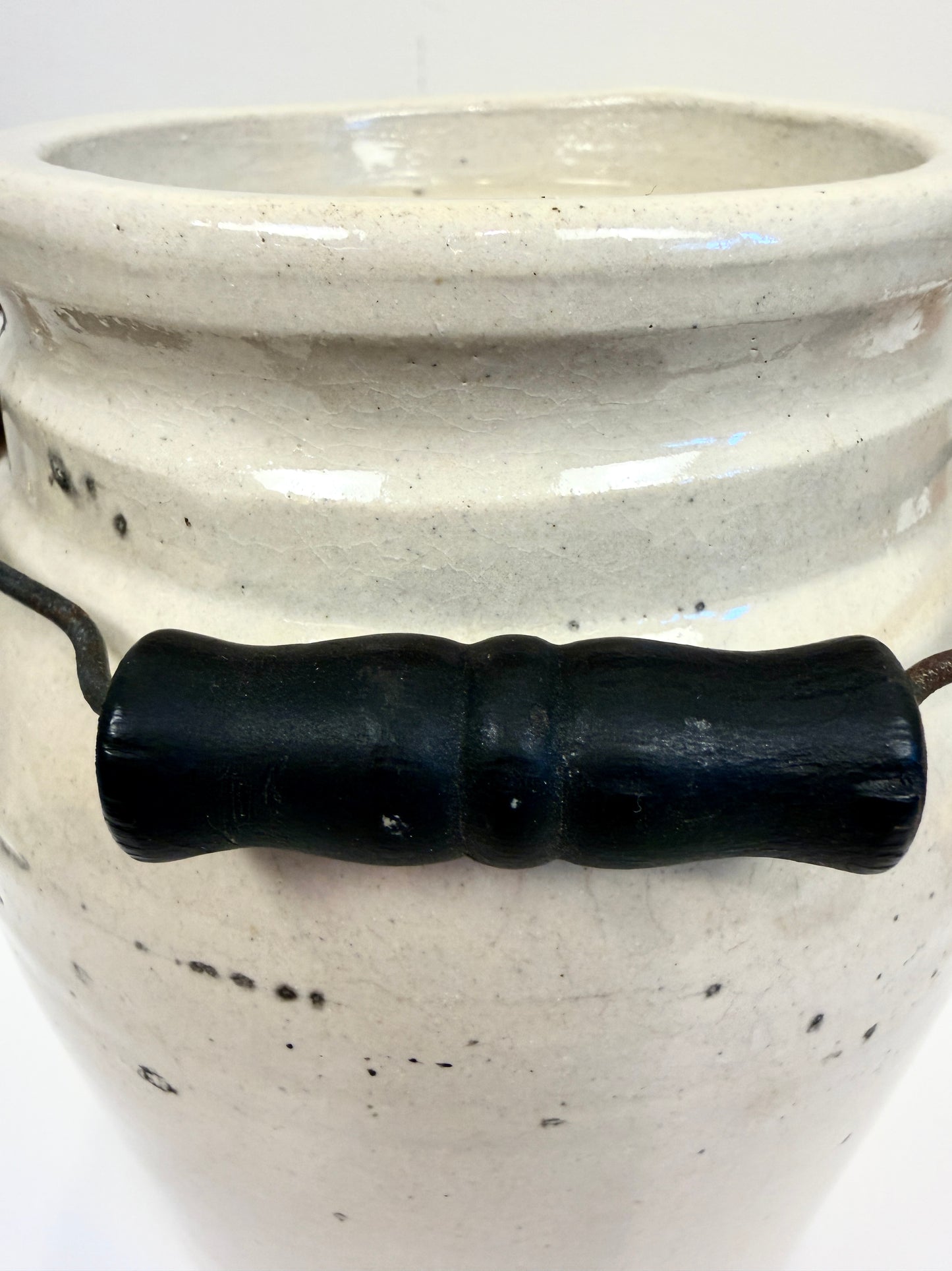 Vintage Stoneware Crock with Handle