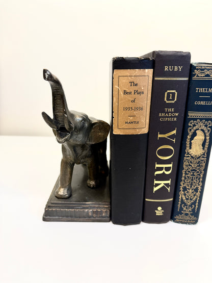 Vintage Elephant Bookend