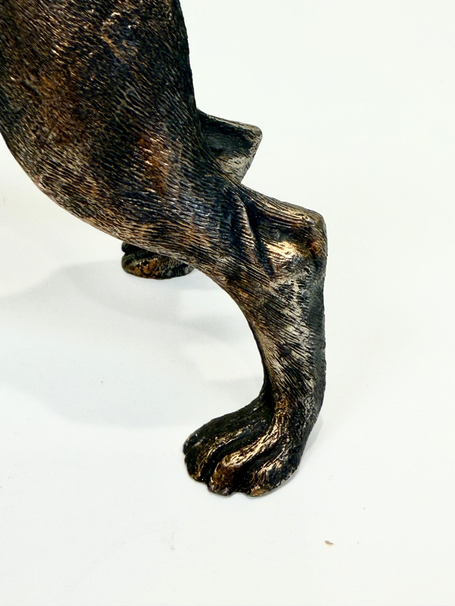 Vintage Metal Boxer Dog - Made in Italy