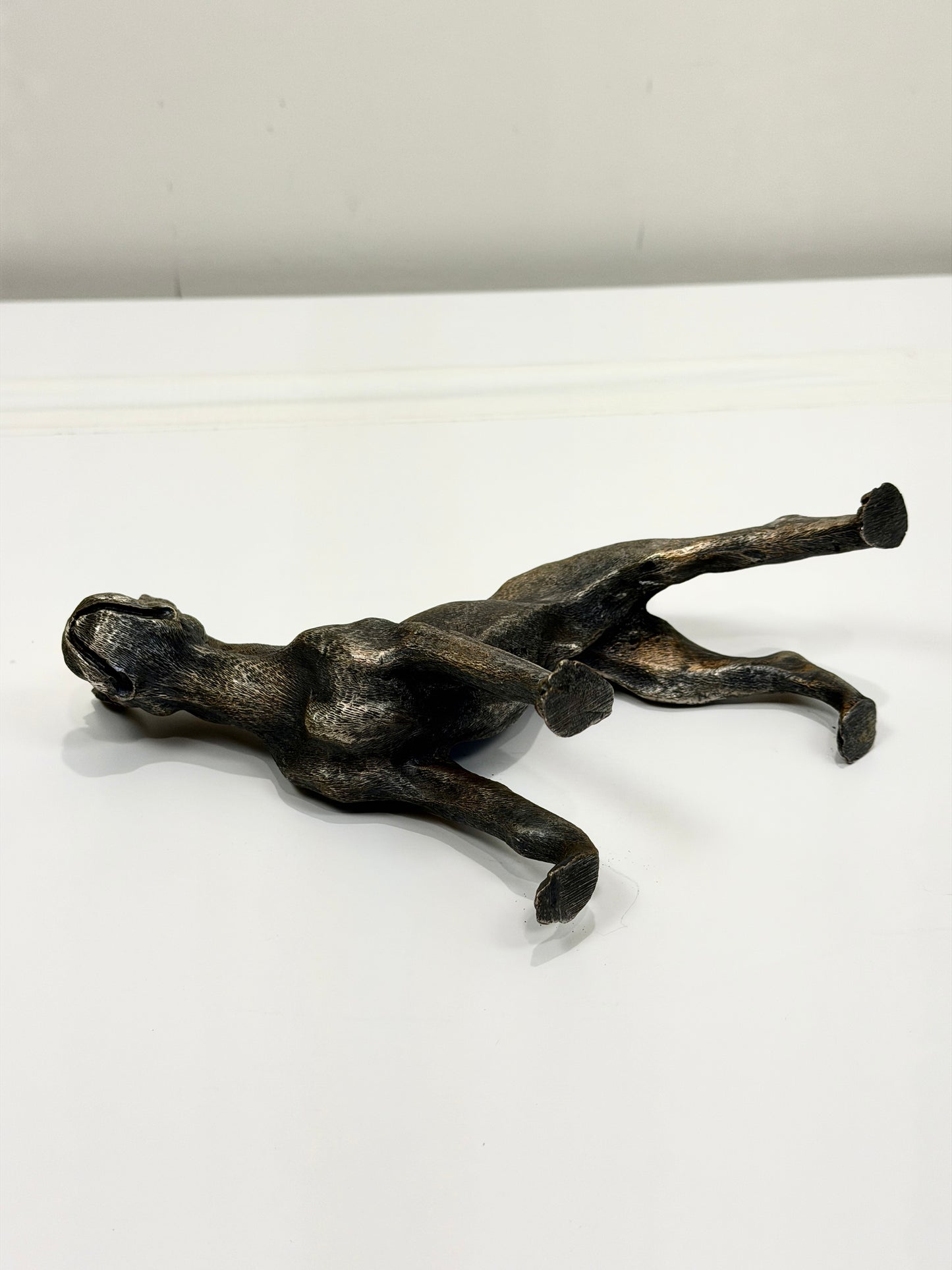 Vintage Metal Boxer Dog - Made in Italy