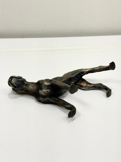 Vintage Metal Boxer Dog - Made in Italy