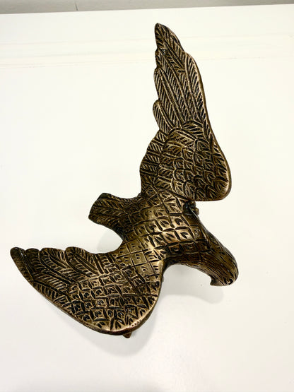 Vintage Brass Eagle on Branch