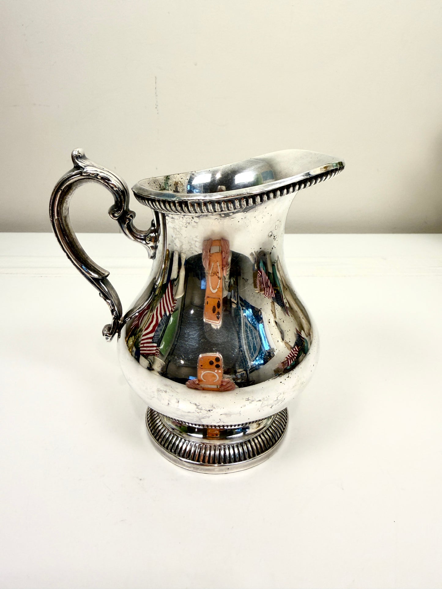 Vintage or Antique Silver Creamer Pitcher: Gorham