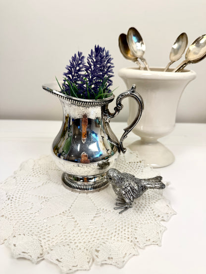 Vintage or Antique Silver Creamer Pitcher: Gorham