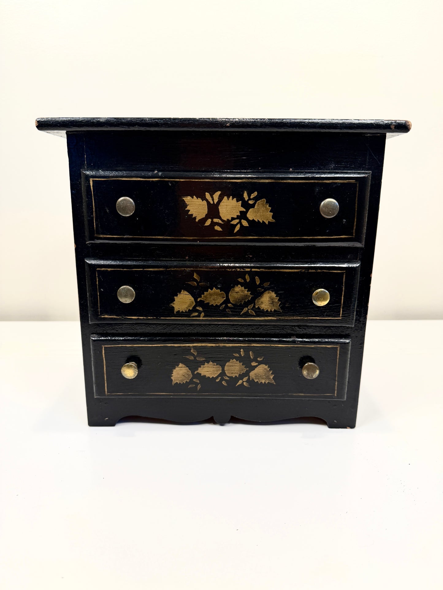 Antique Hand Painted Cabinet