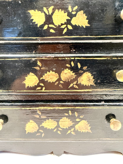 Antique Hand Painted Cabinet