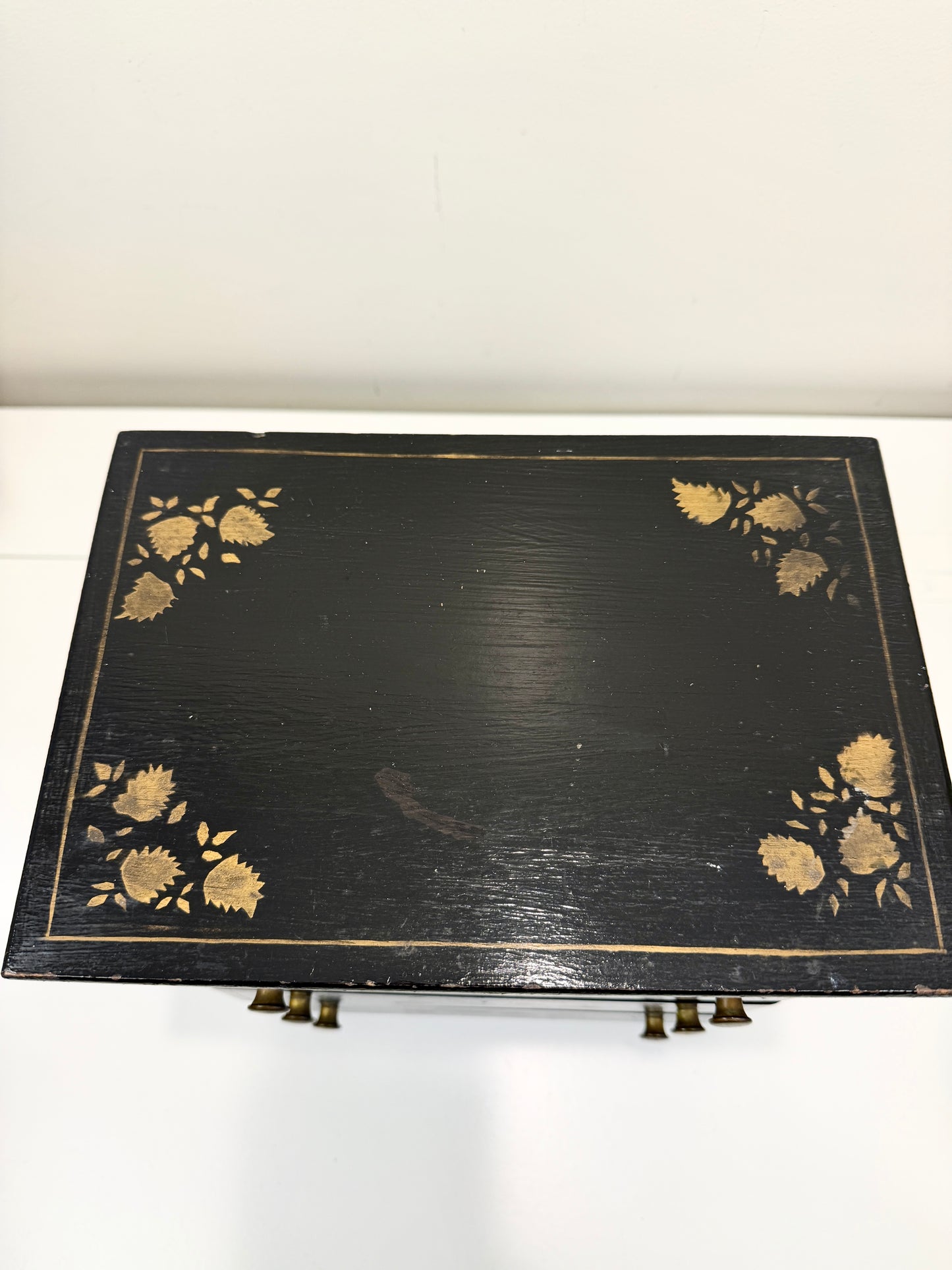 Antique Hand Painted Cabinet