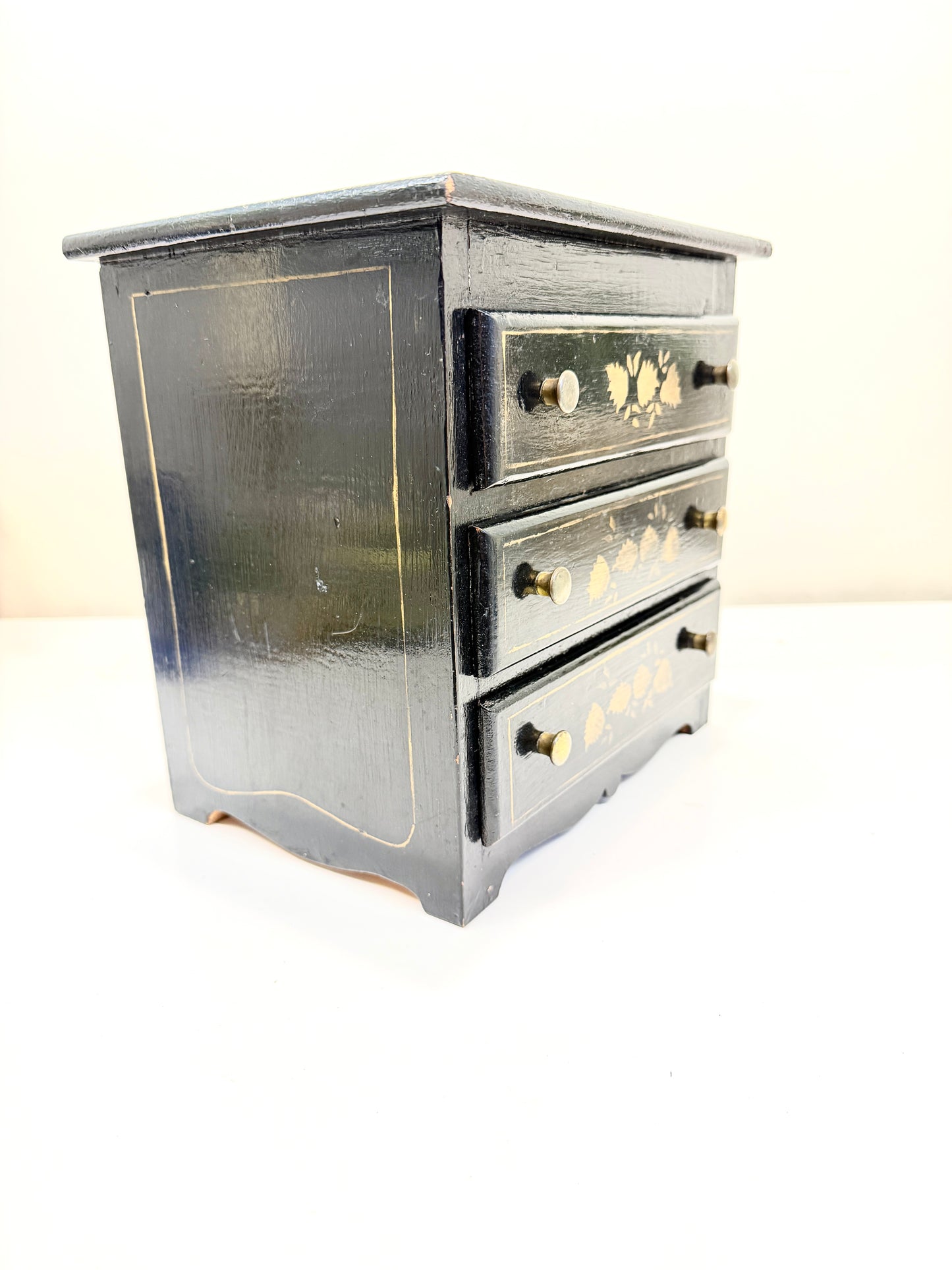 Antique Hand Painted Cabinet