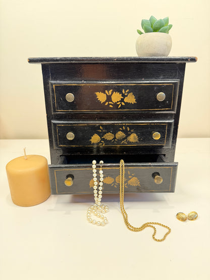 Antique Hand Painted Cabinet