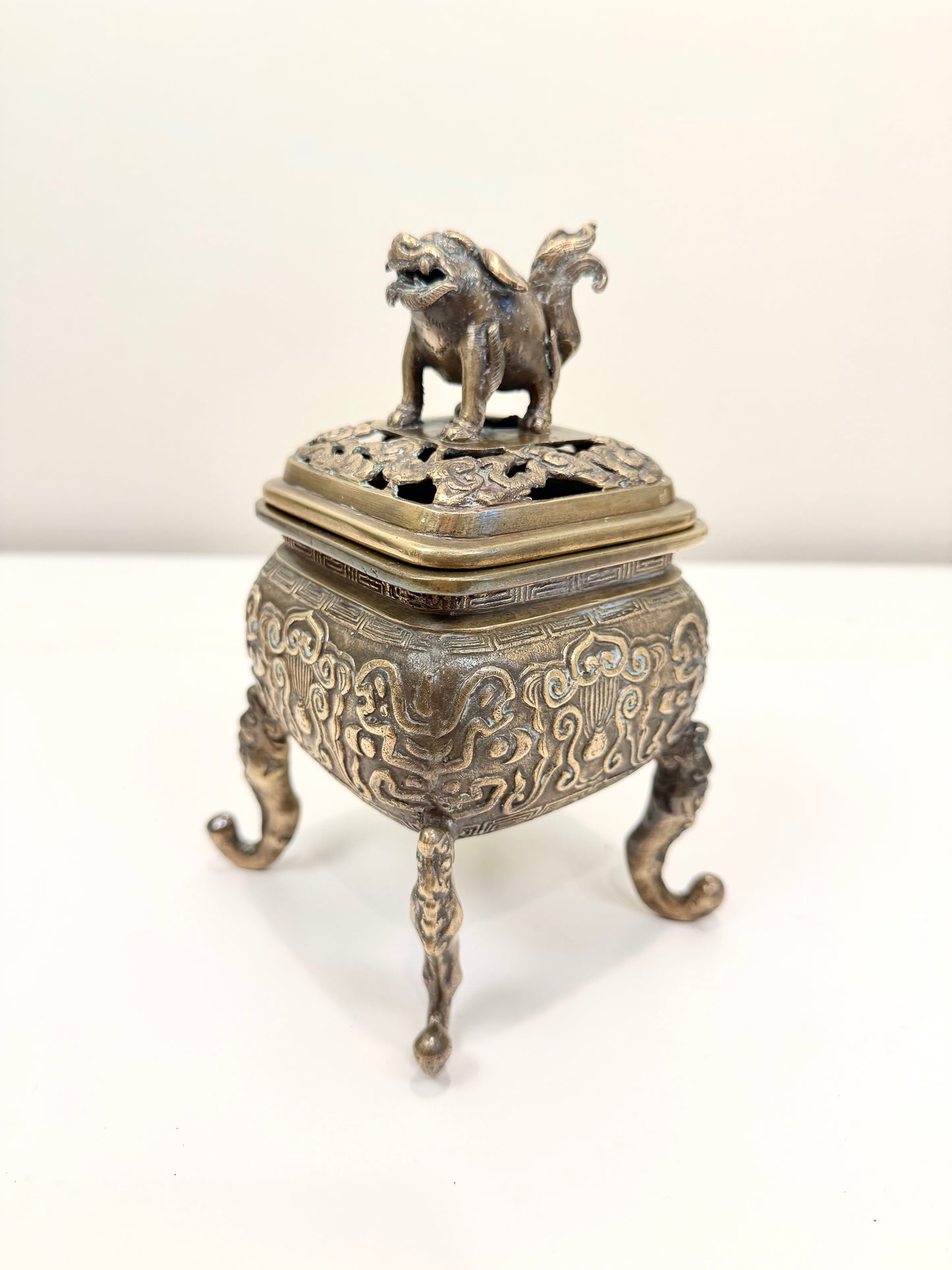 Vintage Bronze Incense Burner