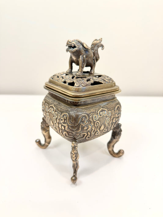 Vintage Bronze Incense Burner