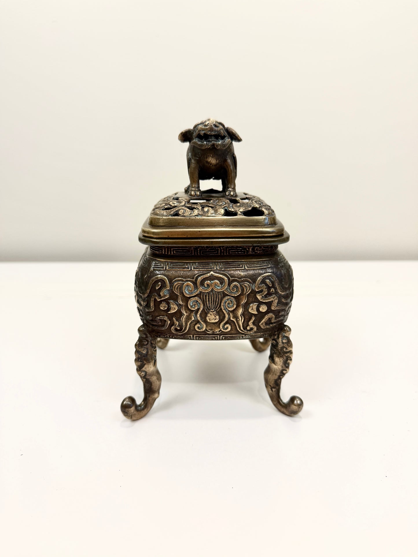 Vintage Bronze Incense Burner