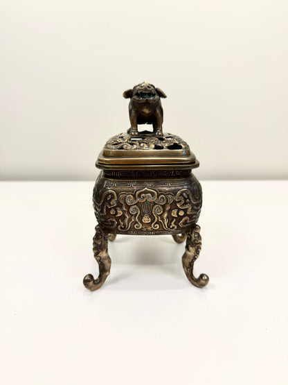 Vintage Bronze Incense Burner
