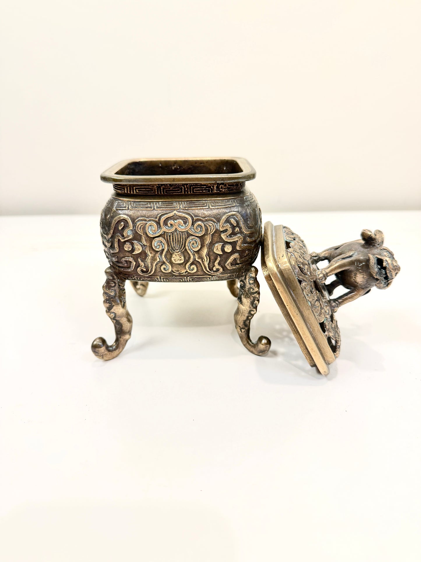 Vintage Bronze Incense Burner