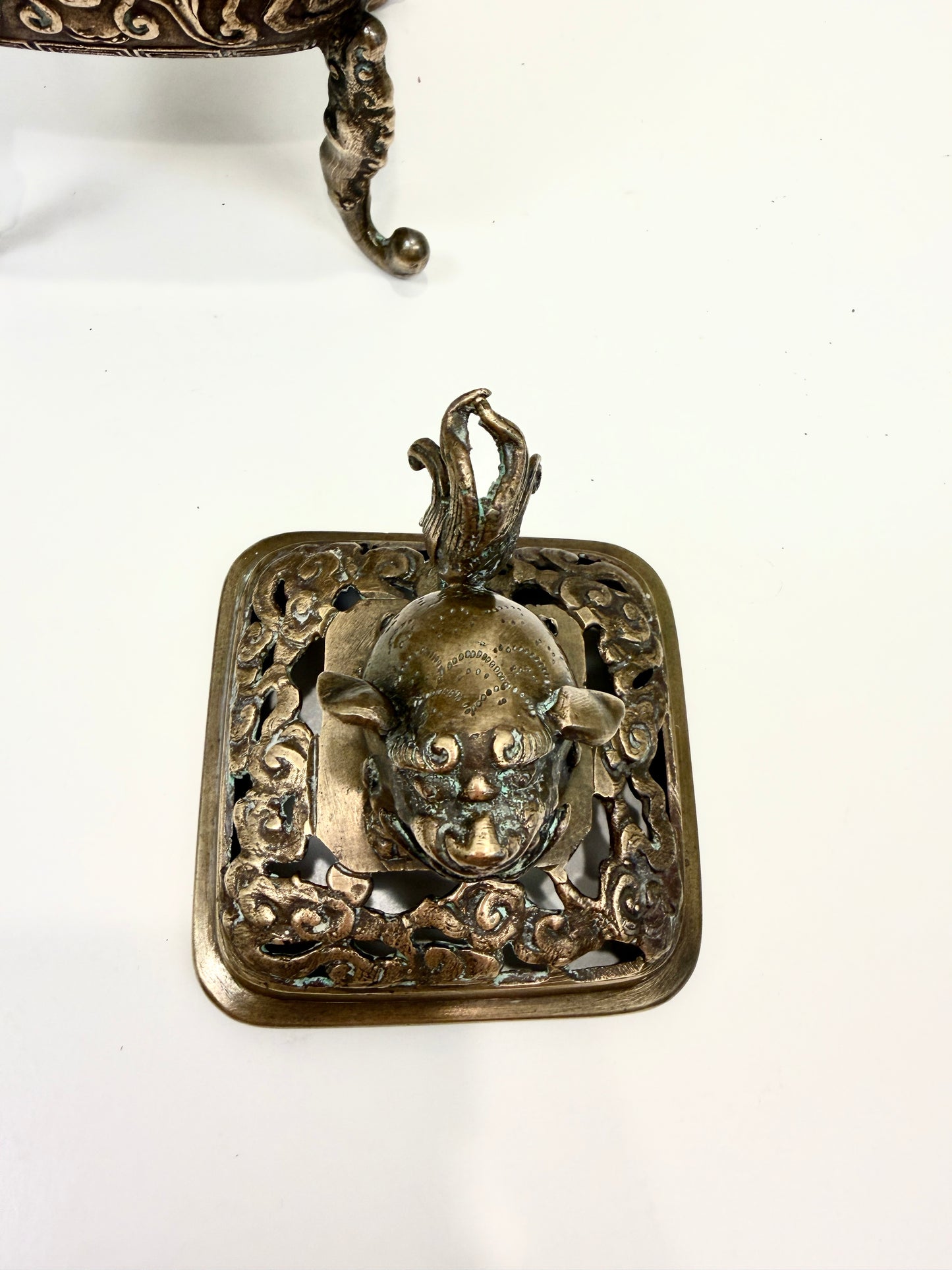 Vintage Bronze Incense Burner