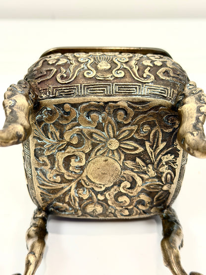 Vintage Bronze Incense Burner