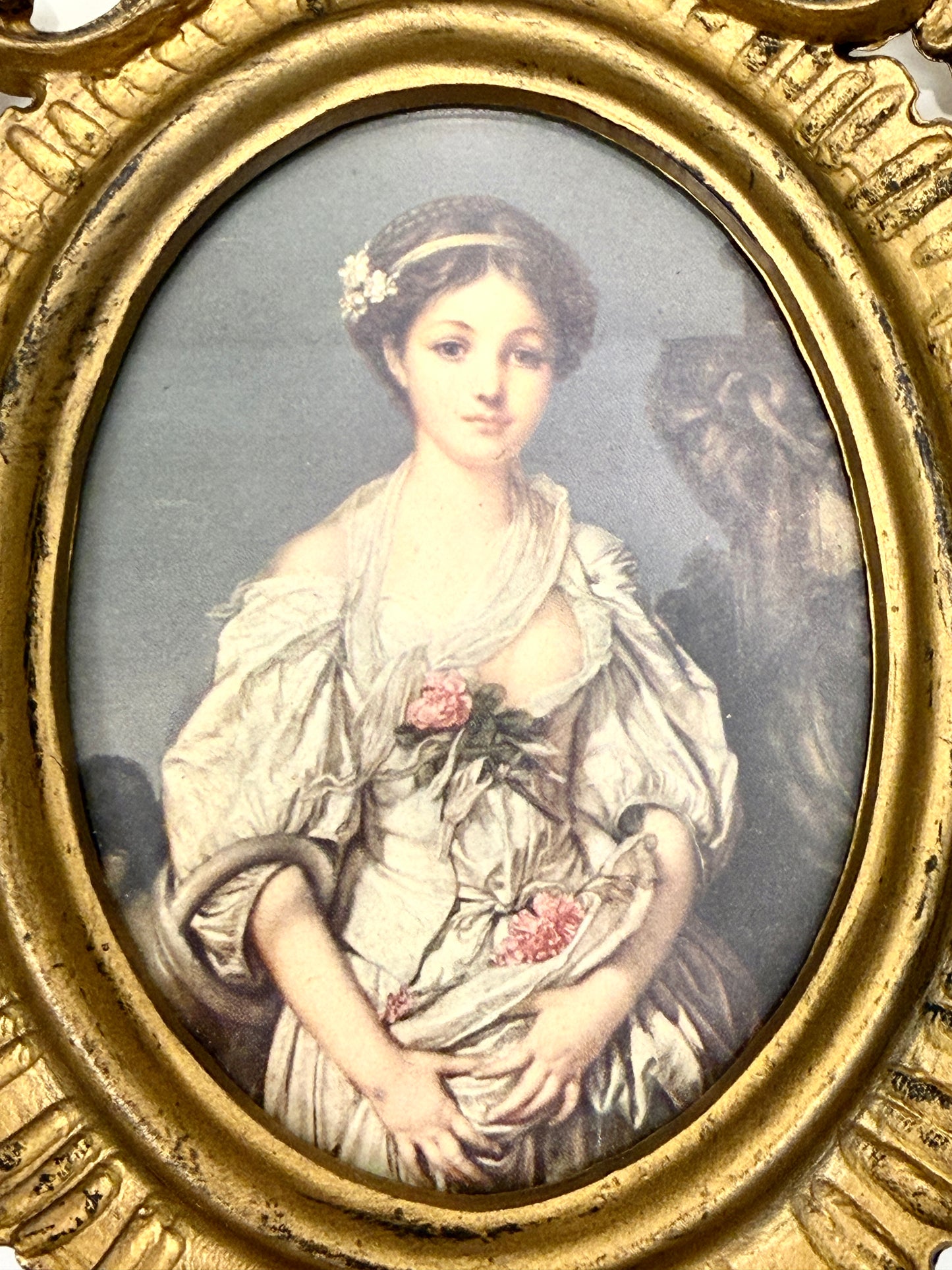 Vintage Ornate Gilt Wall Art:  Italy