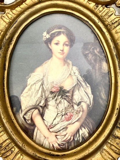 Vintage Ornate Gilt Wall Art:  Italy