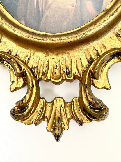 Vintage Ornate Gilt Wall Art:  Italy