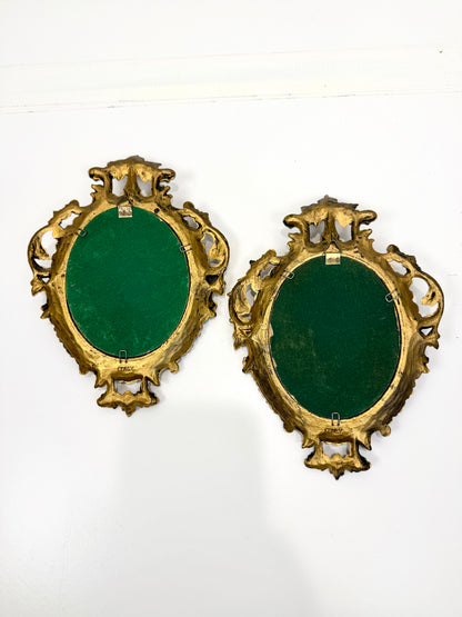 Vintage Ornate Gilt Wall Art:  Italy