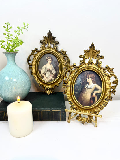 Vintage Ornate Gilt Wall Art:  Italy