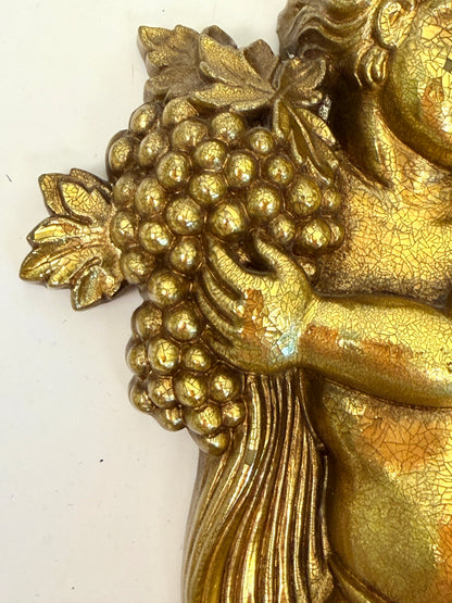 Vintage Syroco Angel Wall Art