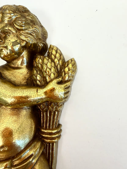 Vintage Syroco Angel Wall Art
