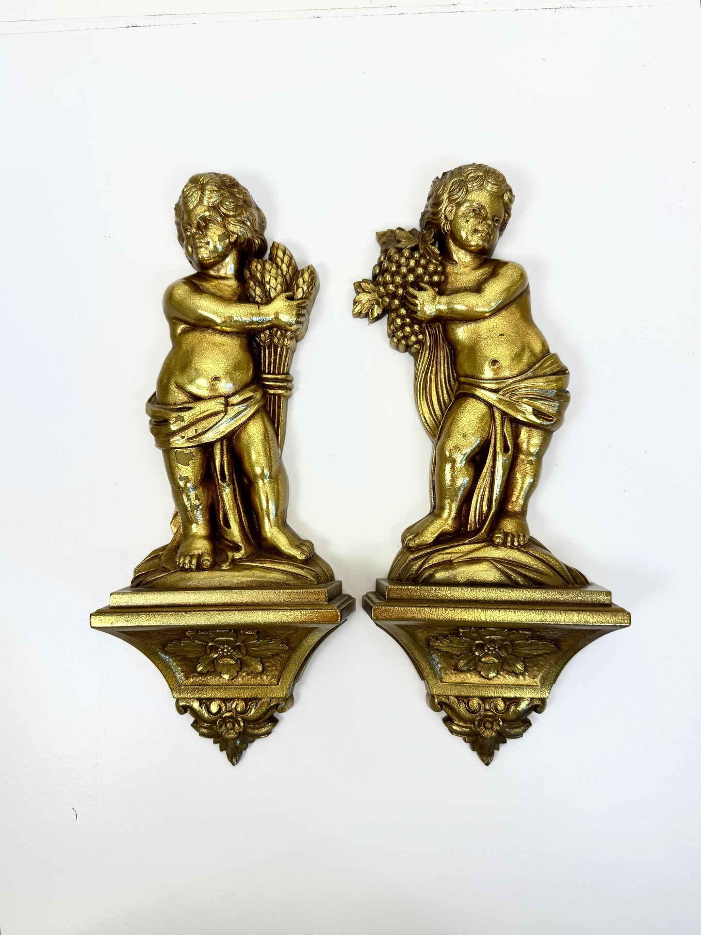 Vintage Syroco Angel Wall Art