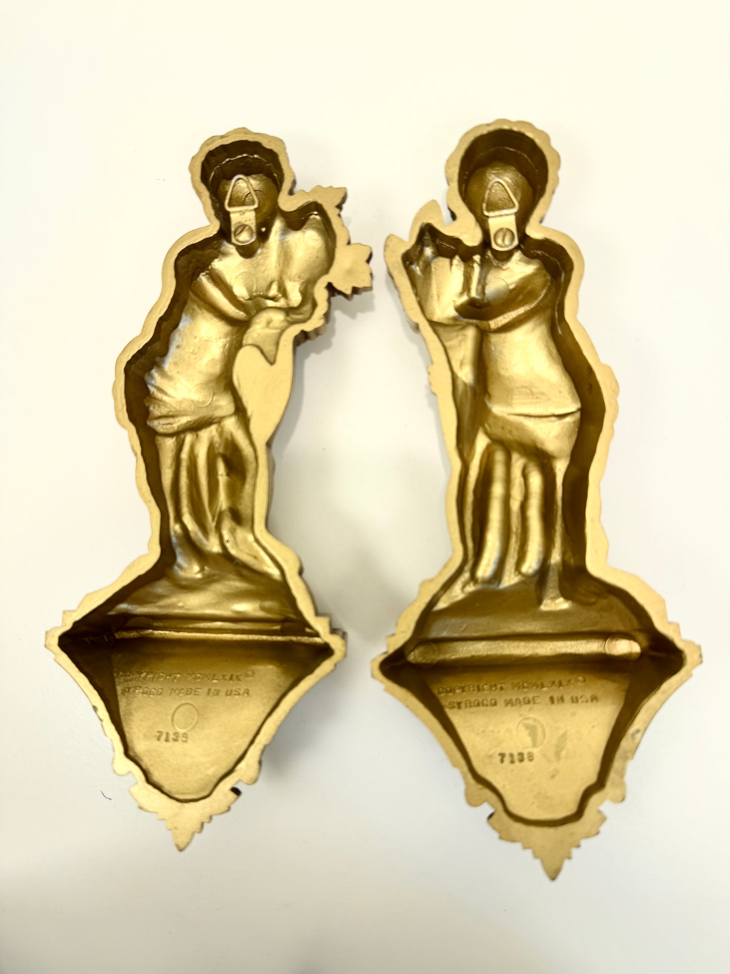 Vintage Syroco Angel Wall Art