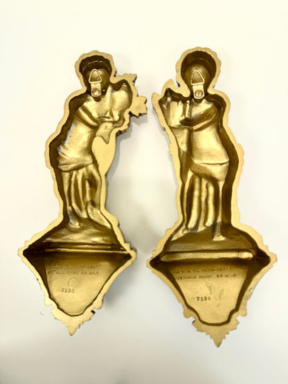Vintage Syroco Angel Wall Art