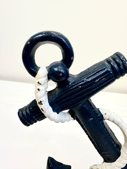 Vintage Anchor and Rope Doorstop