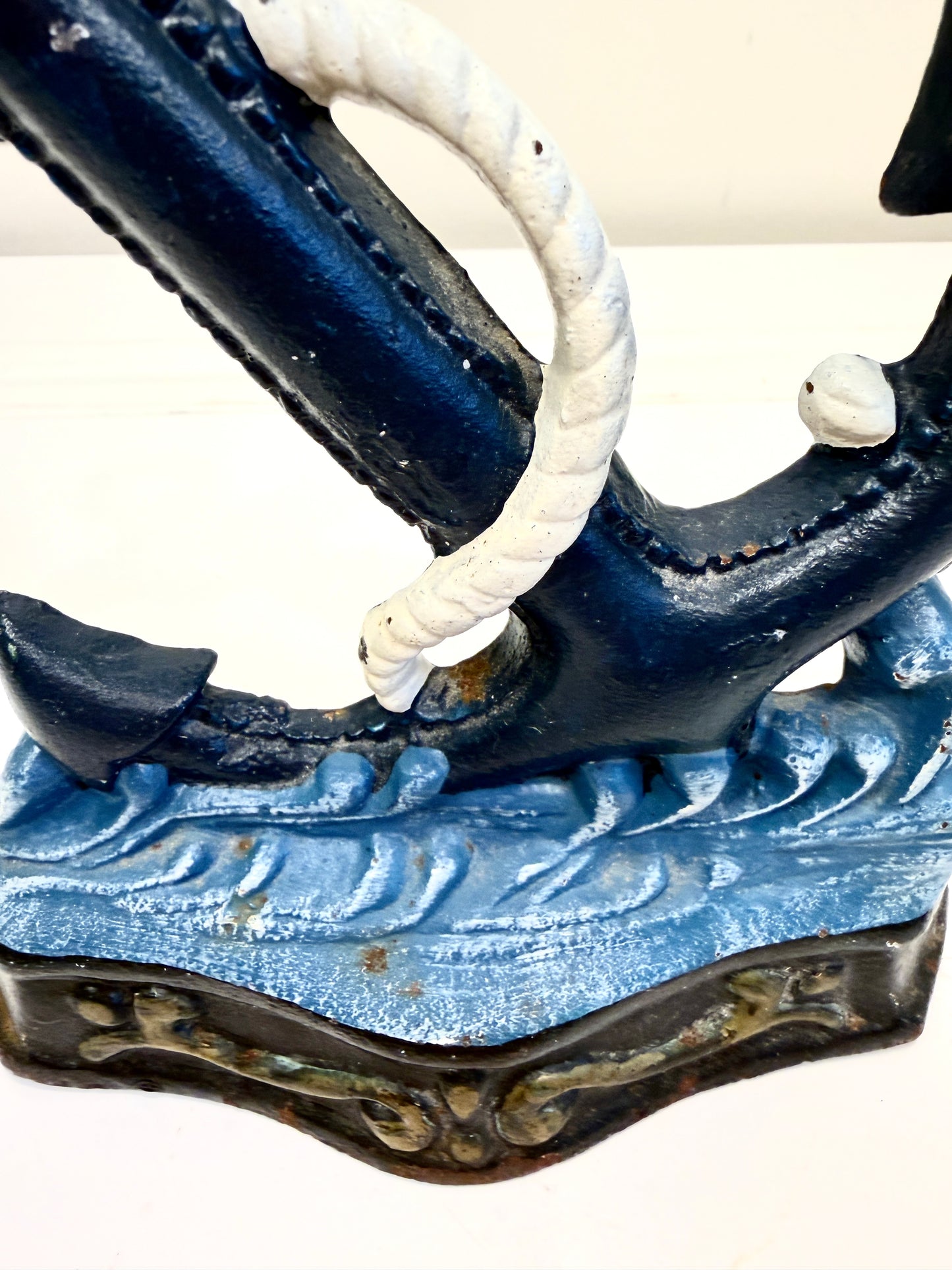 Vintage Anchor and Rope Doorstop