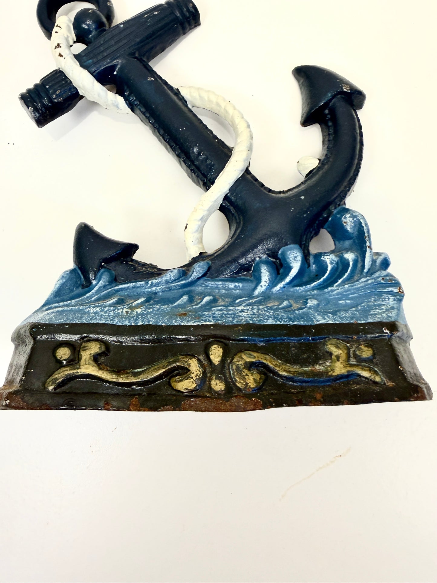 Vintage Anchor and Rope Doorstop