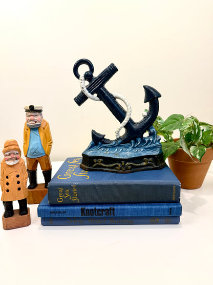 Vintage Anchor and Rope Doorstop