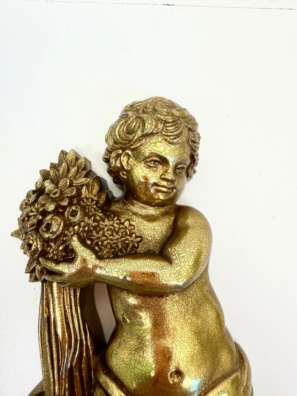 Vintage Syroco Angel Wall Art