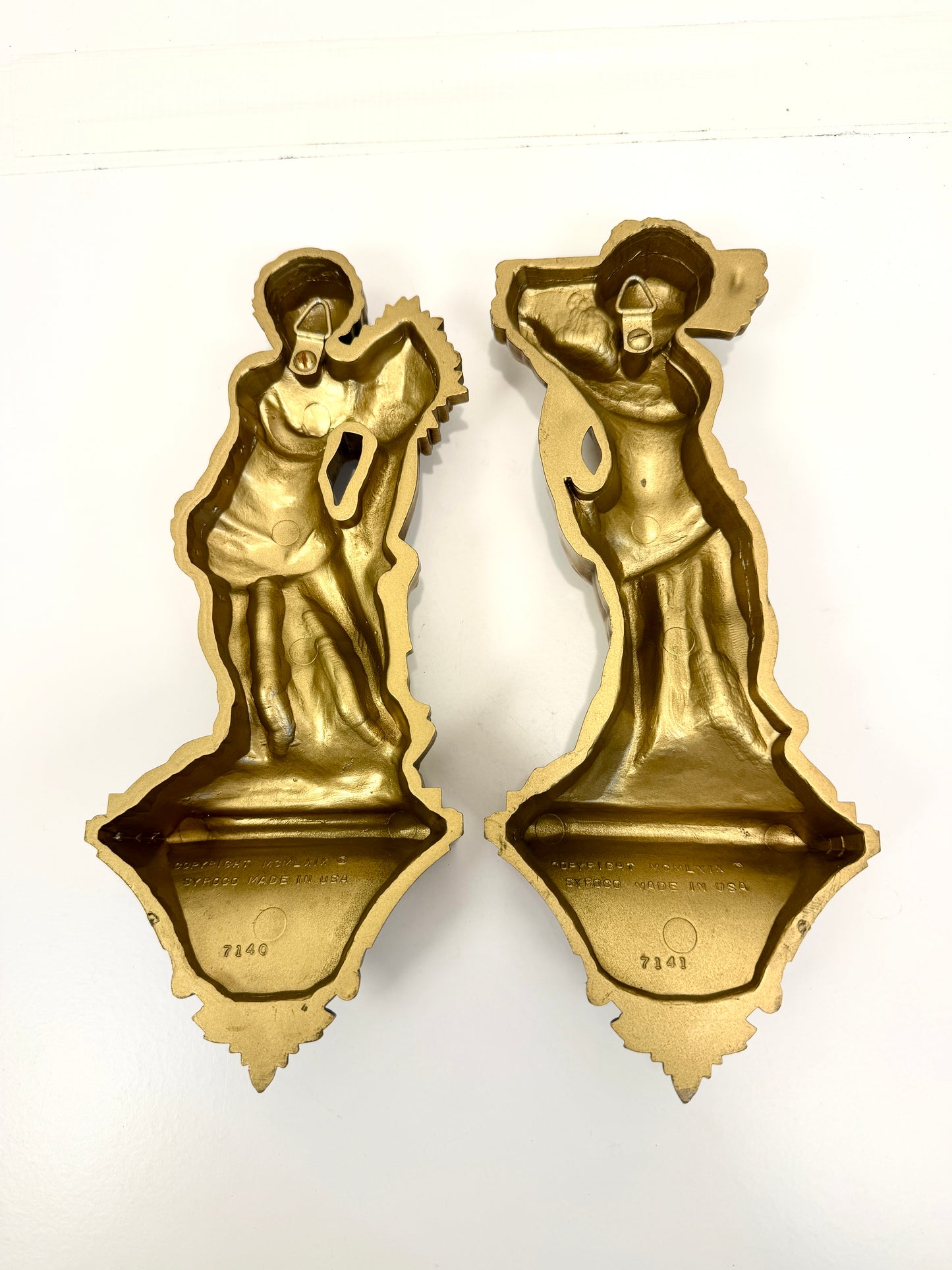 Vintage Syroco Angel Wall Art