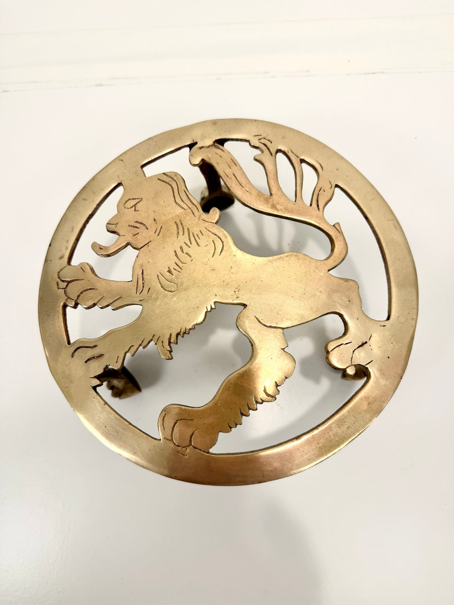 Vintage Brass Kettle Stand