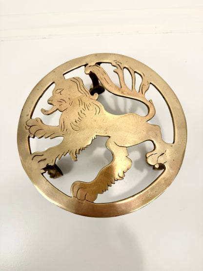 Vintage Brass Kettle Stand