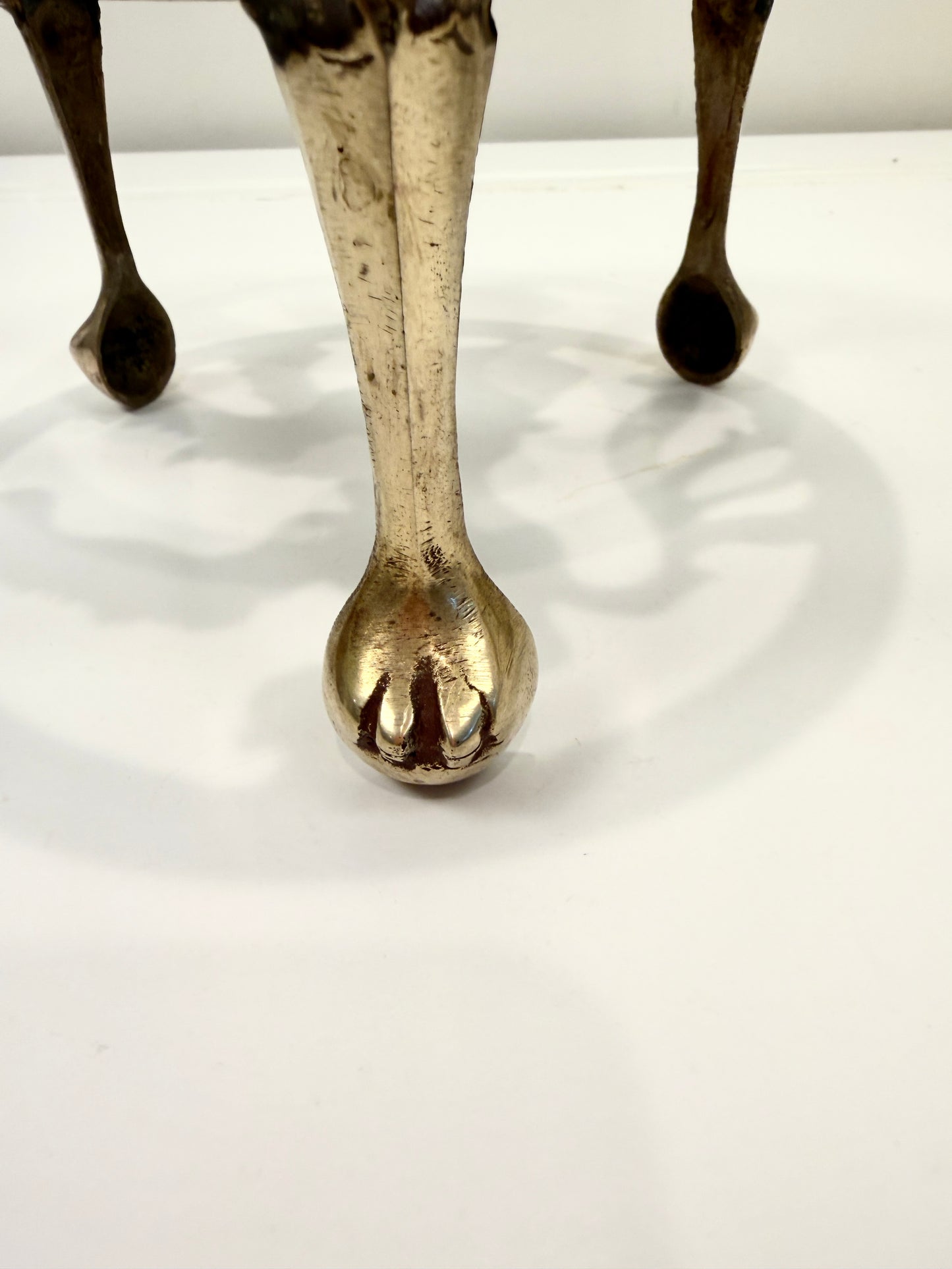 Vintage Brass Kettle Stand