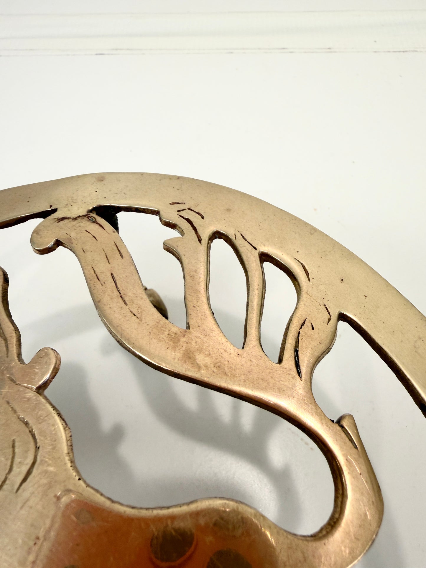 Vintage Brass Kettle Stand