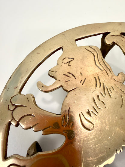 Vintage Brass Kettle Stand