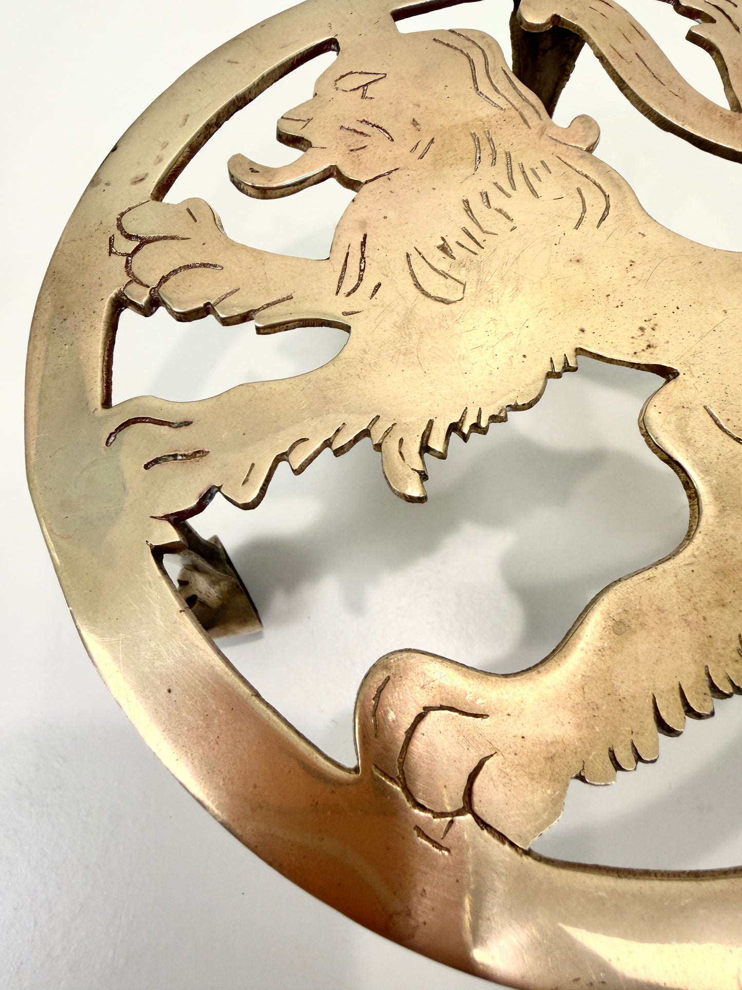 Vintage Brass Kettle Stand