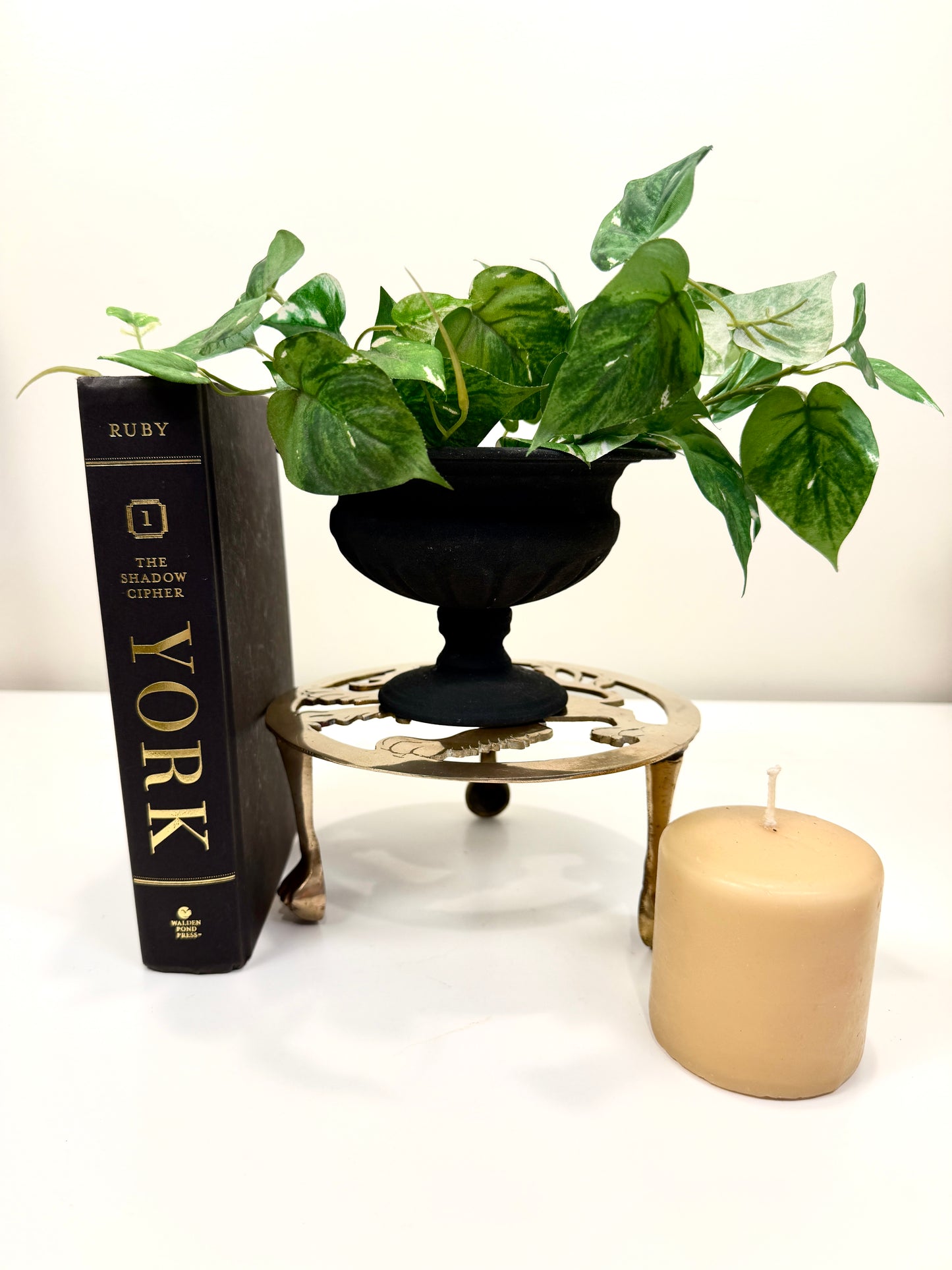 Vintage Brass Kettle Stand