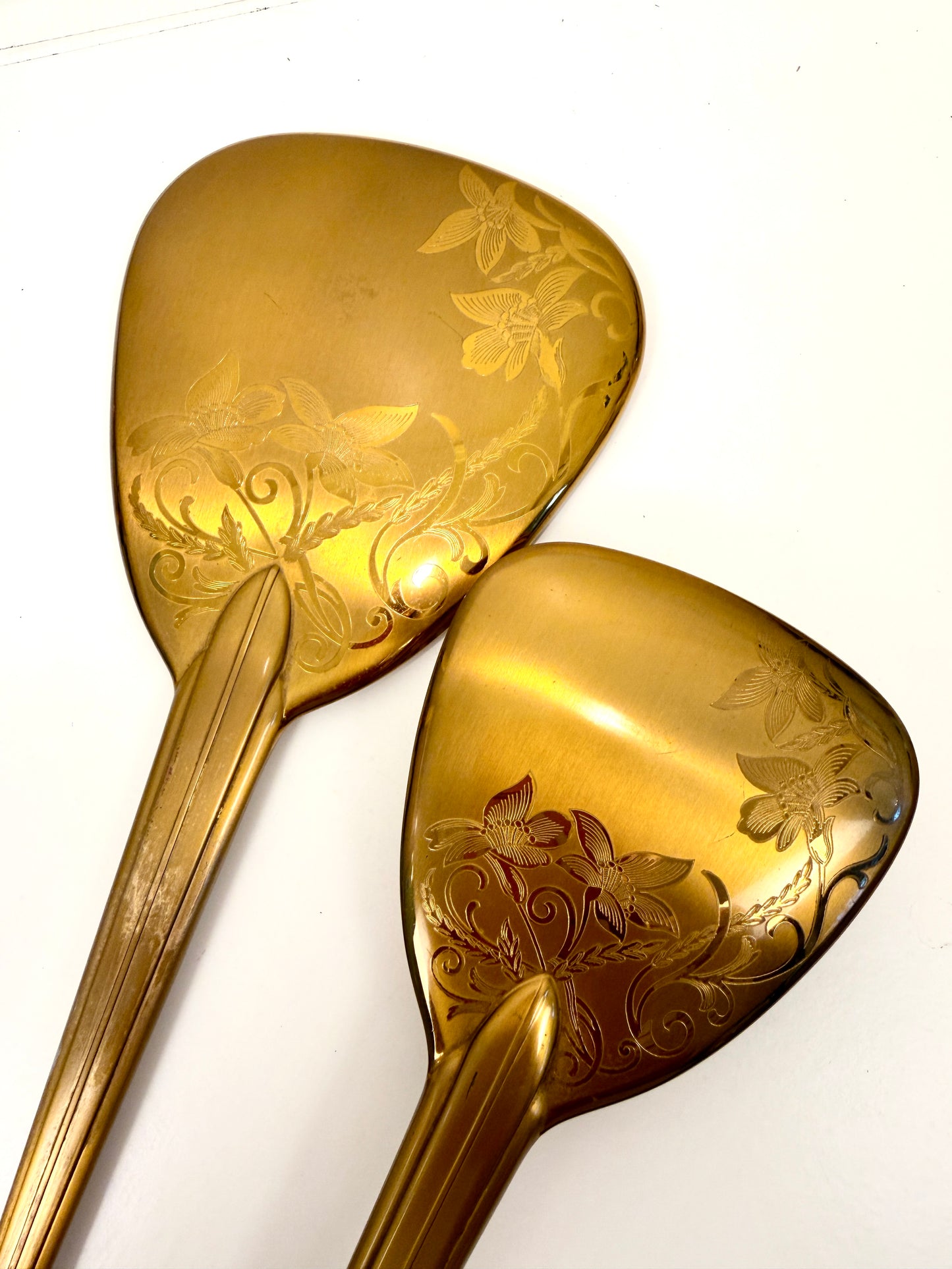 Vintage Gold Vanity Set