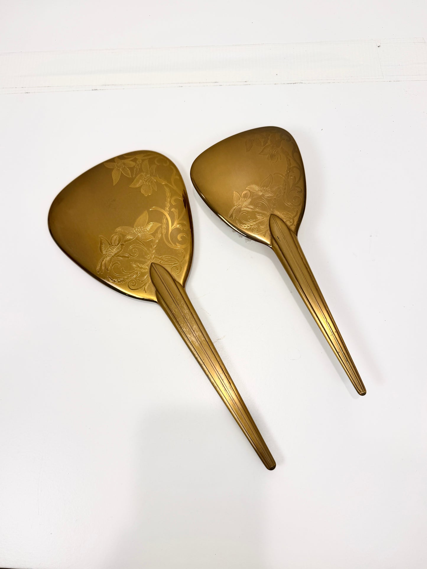 Vintage Gold Vanity Set