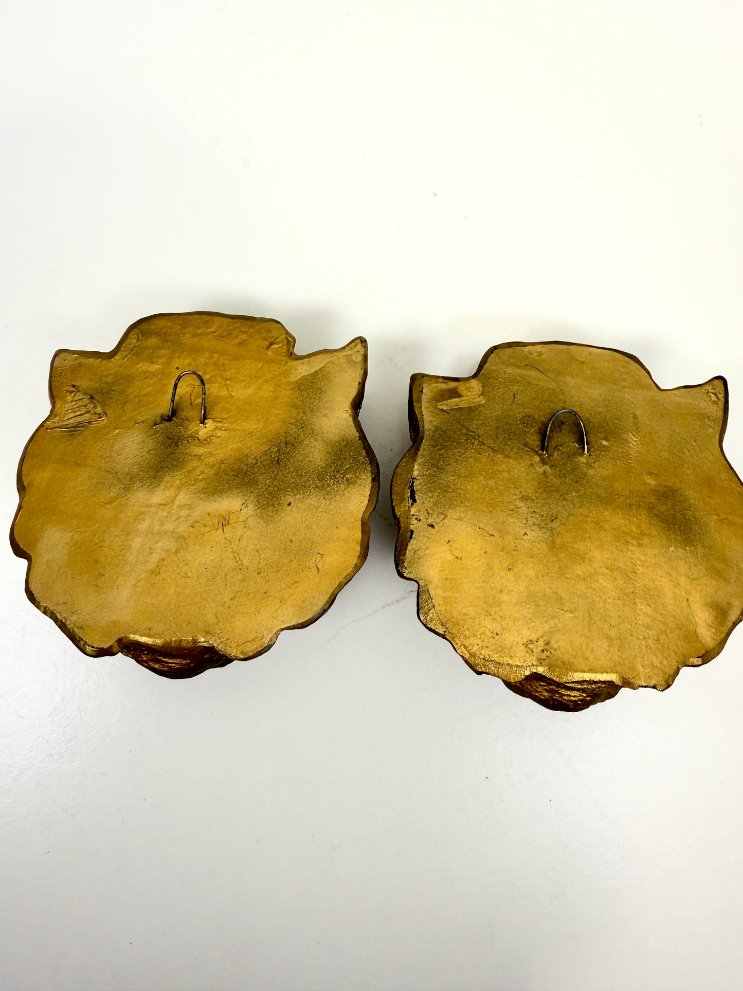 Lion Head Wall Art Pair