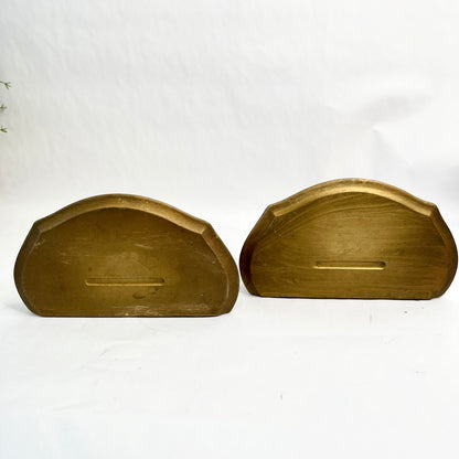 Vintage Syroco Gold Half Round Shelves