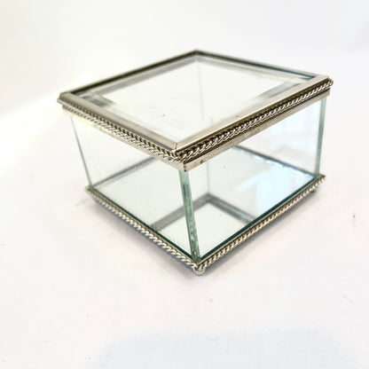 Silver and Glass Display Box