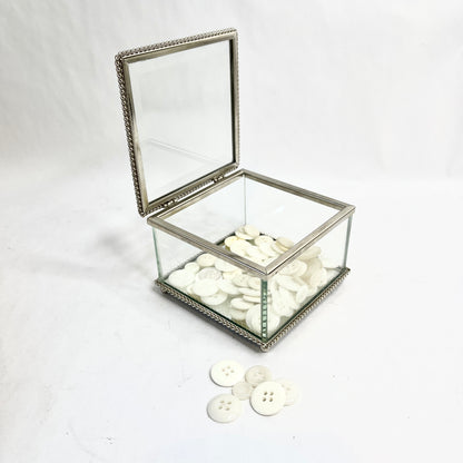 Silver and Glass Display Box